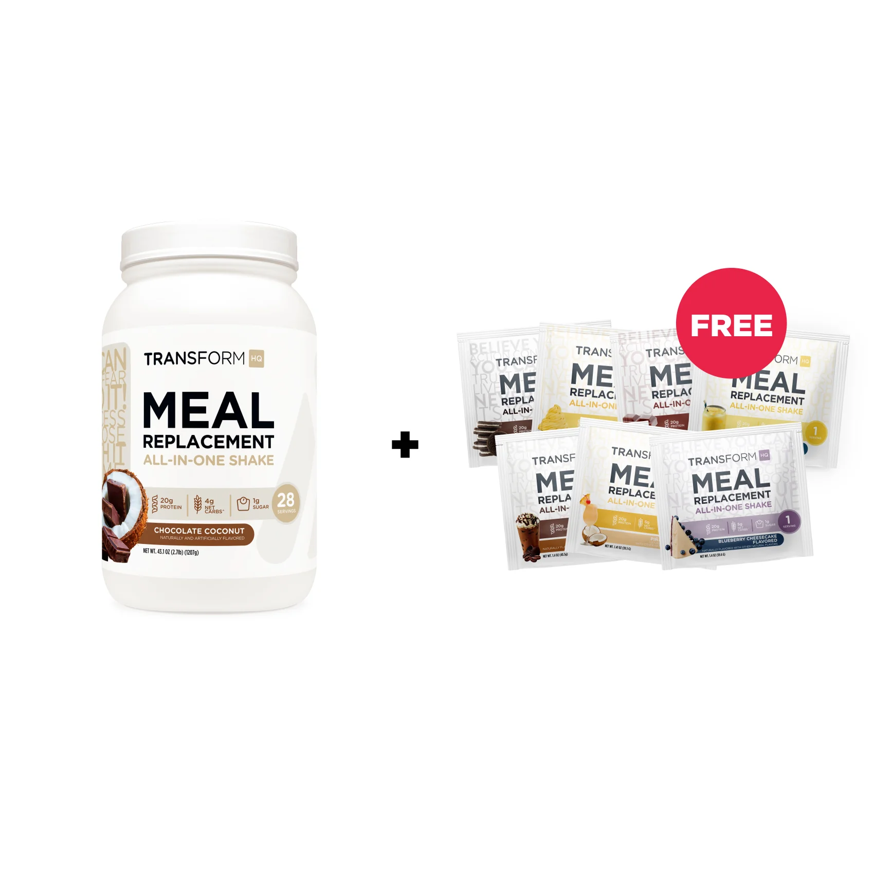 $20 Off Chocolate Coconut Shake + 7 Shake Packs Free