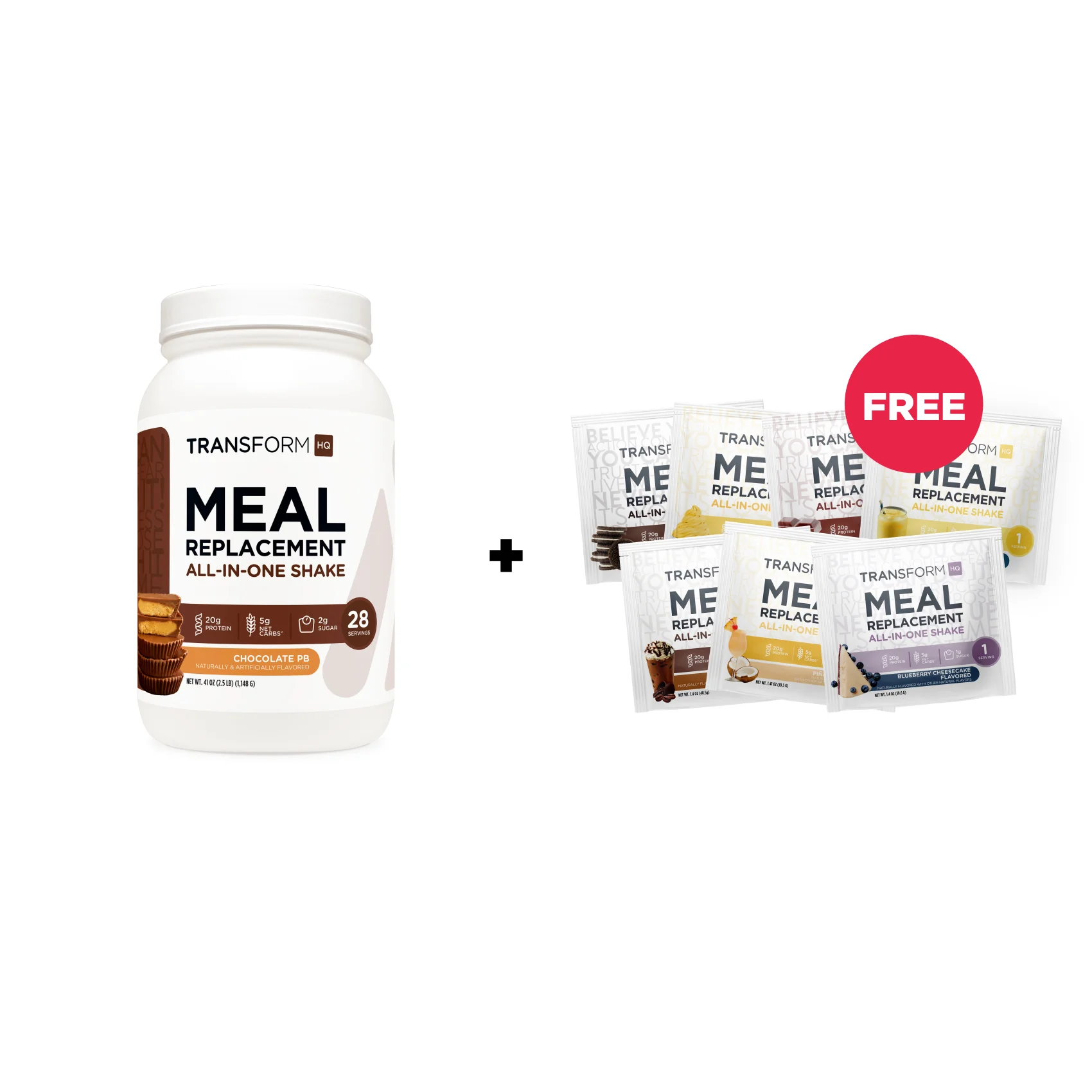 $20 Off Chocolate Peanut Butter Shake + 7 Shake Packs Free