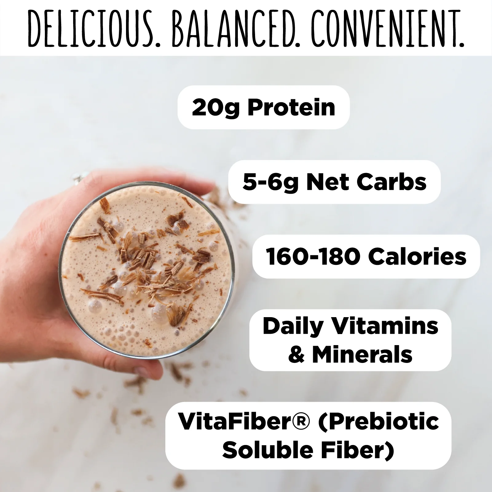 Buy 7 Meal Replacement Shake Single-Serving Packs, Get 7 Free - Image 7