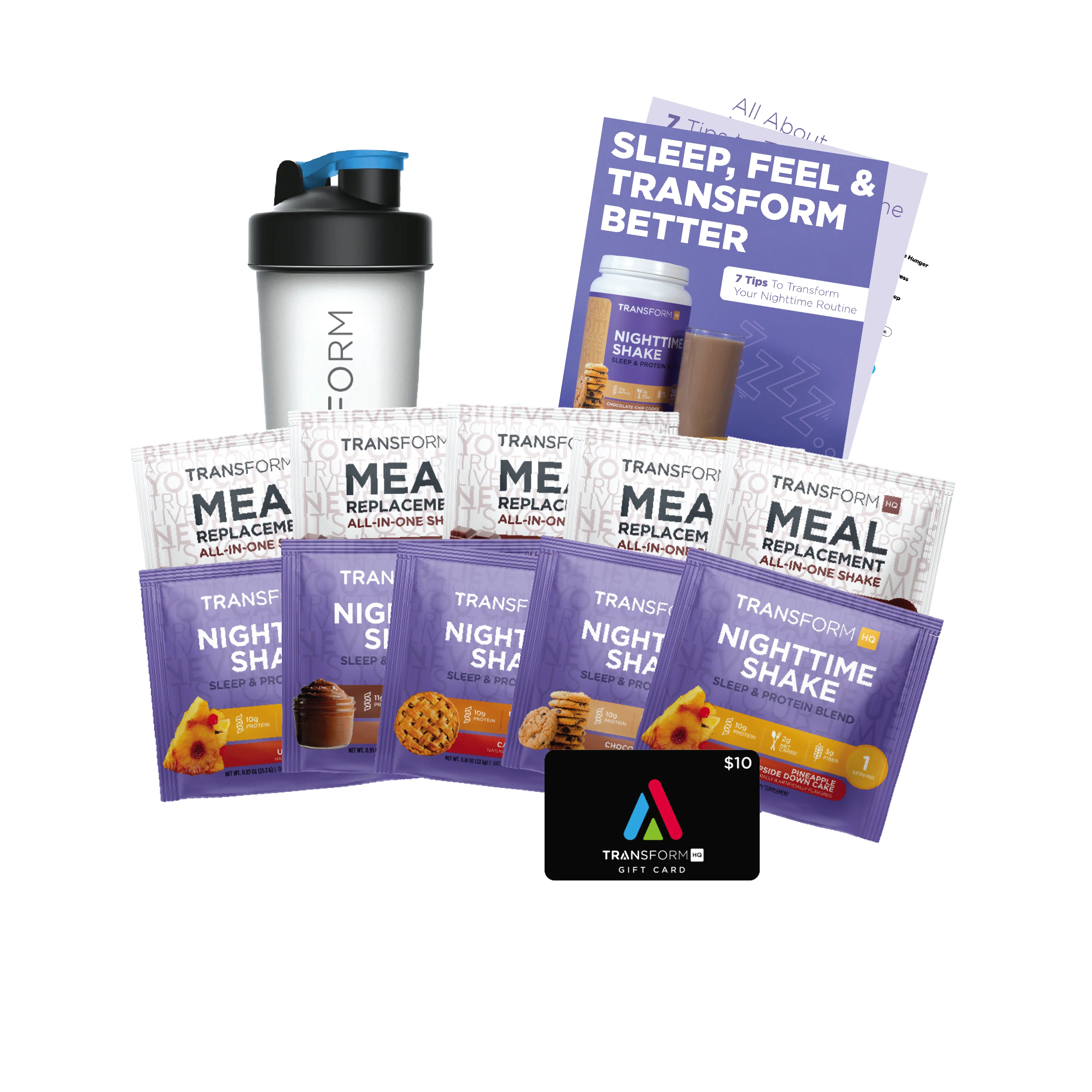 Nighttime + Meal Replacement Shake Pack Bundle